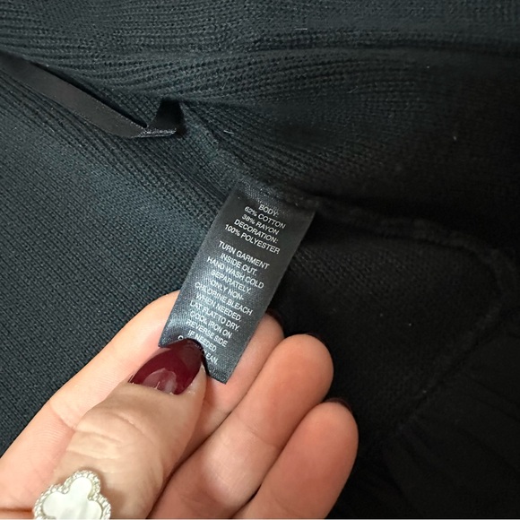 WHBM Pearl Embellished Knit Cardigan Jacket - Picture 8 of 12